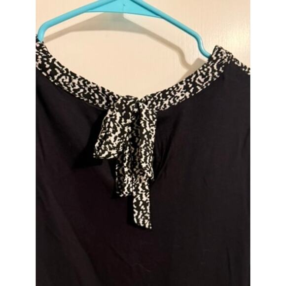 FORTUNE + IVY Dani Mixed Material Blouse - Women's Size Large - Picture 7 of 9